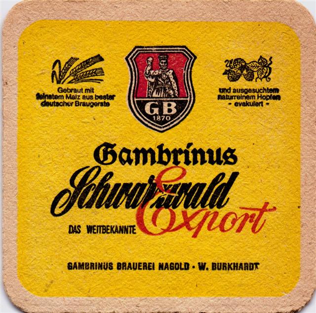nagold cw-bw gambrinus 1a (quad185-schwarzwald export)